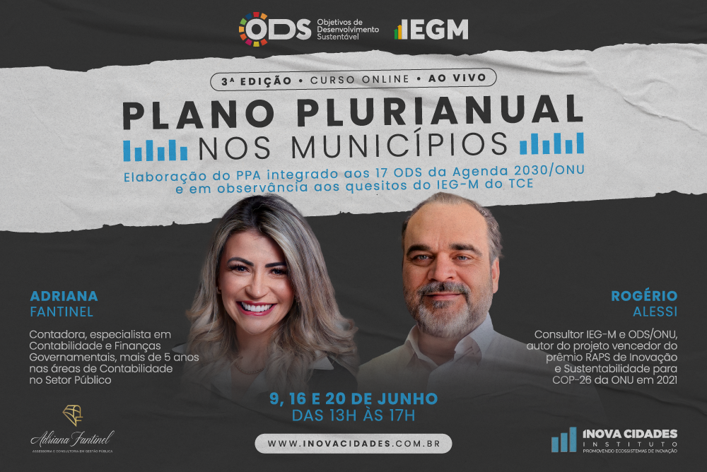 Elaboração do PPA Plano Plurianual com ODS e IEGM