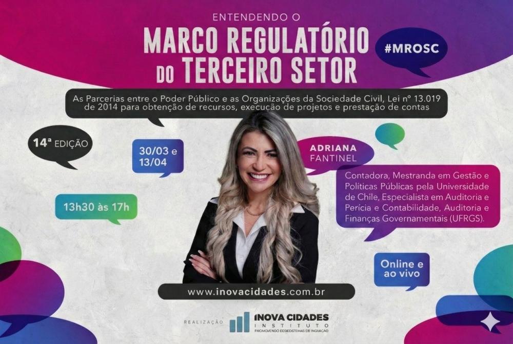 Oficina MROSC: as parcerias da Administração Pública com as Organizações da Sociedade