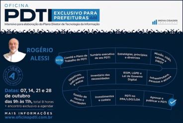 Oficina Prática de Elaboração e Atualização do PDTI para Municípios