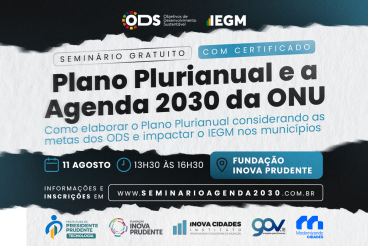 Seminário PPA e a Agenda 2030 da ONU
